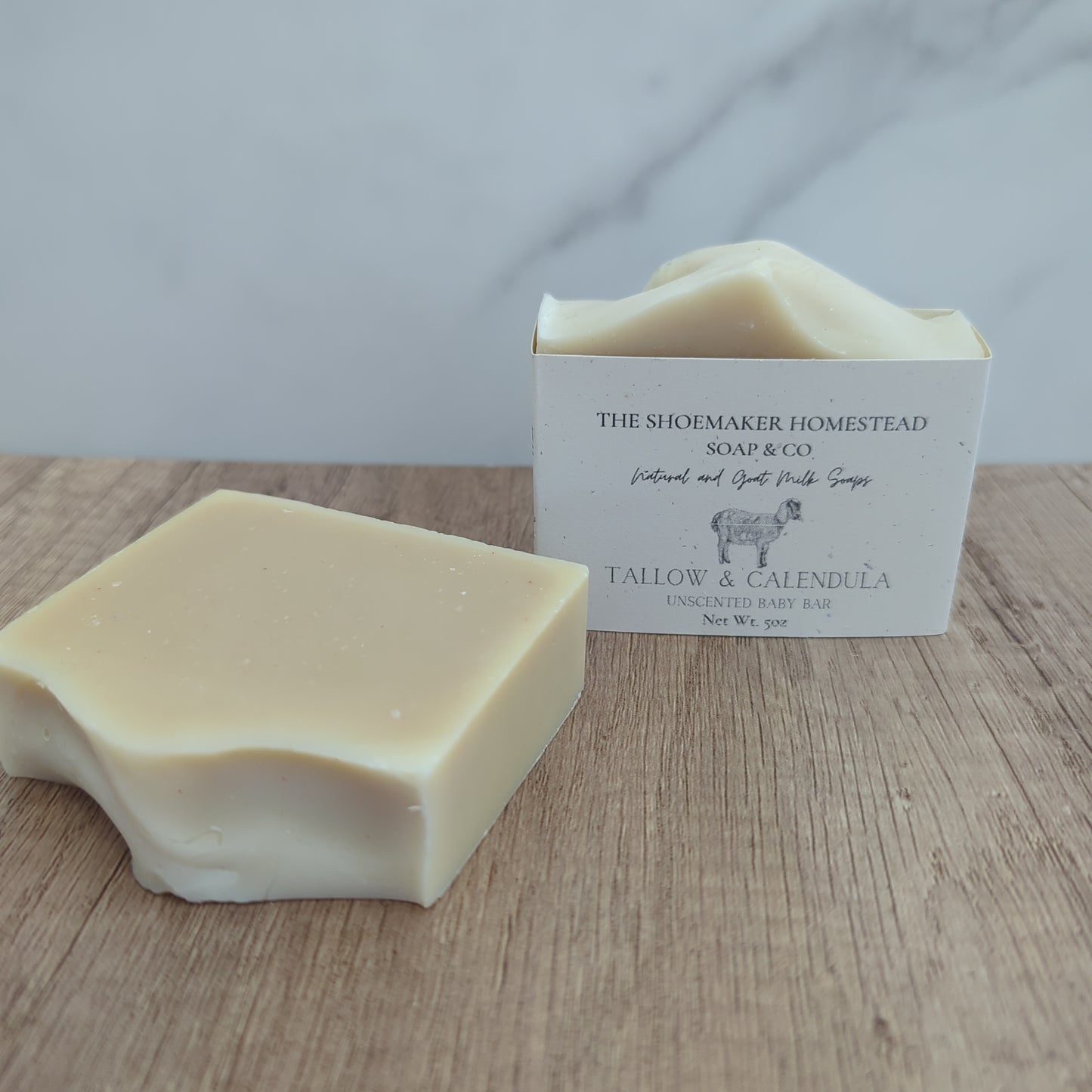 Tallow and Calendula Unscented Soap
